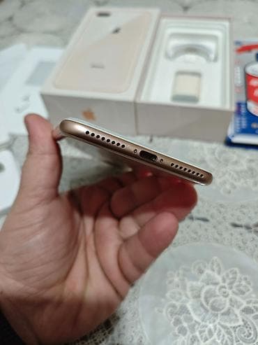 philips xenium 9@9s: IPhone 8 Plus, 64 GB, Qızılı, Barmaq izi, Simsiz şarj, Sənədlərlə — 7
