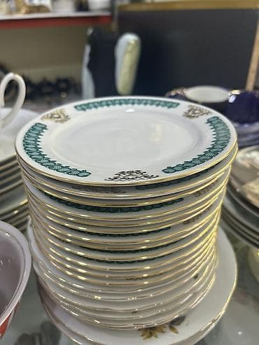 profiller: Boşqablar, 6 ədədli dəst, rəng - Ağ, Farfor, Almaniya — 5