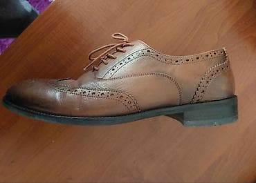 Botinkalar: Klassik kişilər üçün dəri broq ayaqqabı - Rəng: tünd qəhvəyi (konyaq — 1