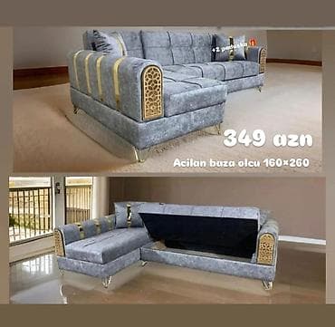 kitab divanlar: Künc divan, Yeni, Açılan, Bazalı, Parça, Pulsuz çatdırılma — 1