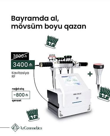 Kavitasiya RF aparatı – AOK PLUS - Bayram kampaniyası: 3800 ₼ → 3400 — 1