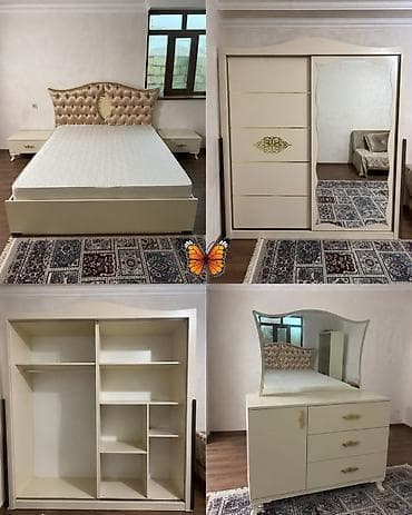 spalni mebel: İkinəfərlik çarpayı, Dolab — 1