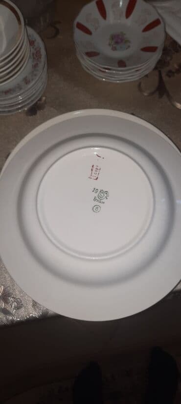 ucuz qab qacaqlar: Boşqablar, rəng - Ağ — 3