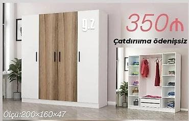 *Dolab 4 qapılı 350Azn* ✔️yeni və sifarişlə *İstehsal Rusiya Laminat