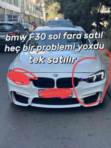 Sol, Yaxın və uzaq vuran işıqlar BMW, 2015 il, Analoq, ABŞ, İşlənmiş