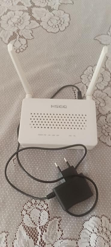 internet guclendirici modem: HSGQ iki antenalı Wi‑Fi marşrutizator/ONT Xüsusiyyətlər: - 2 ədəd — 1