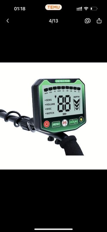 qizil axtaran detektor: Endirim Высокоточный металлоискатель для взрослых - Регулируемые — 4