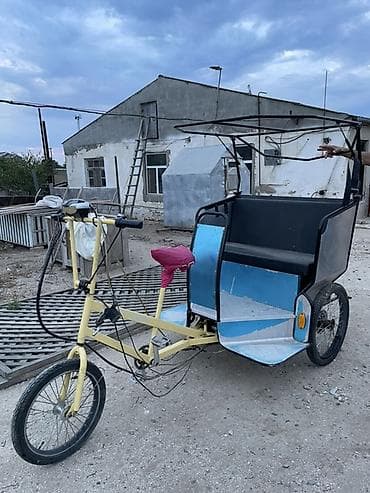 Velosipedlər: Pedallı sərnişin velosipedi (rikşa) – 3 təkərli - Ön təkərli pedallı — 4
