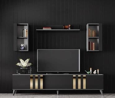 тумба под телевизор в баку: Новый, Угловой ТВ стенд, С полками, Ламинат, Азербайджан — 2