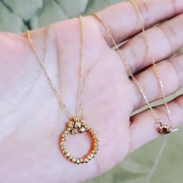 qızılın qramı neçəyədir 2023: Boyunbağı, Pandora, Sarı qızıl, 585 Əyar, 195 g — 3