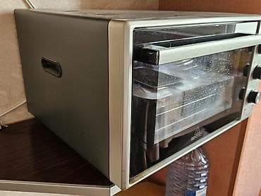 Korkmaz elektrikli mini soba - Kompakt stolüstü dizayn, gümüş rəngli