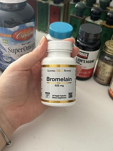 evalar vitamin c: Məhsul: California Gold Nutrition – Bromelain Tərkib gücü: 625 mq — 1