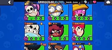 kostum: Salam. Tam aktiv və problemsiz Brawl Stars hesabı satılır hesabda çox — 7