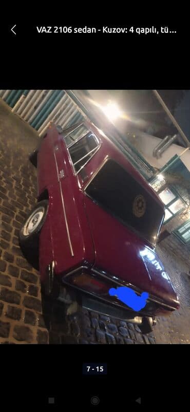 VAZ 2106 sedan - Kuzov: 4 qapılı sedan, klassik “şestoy” dizaynı -