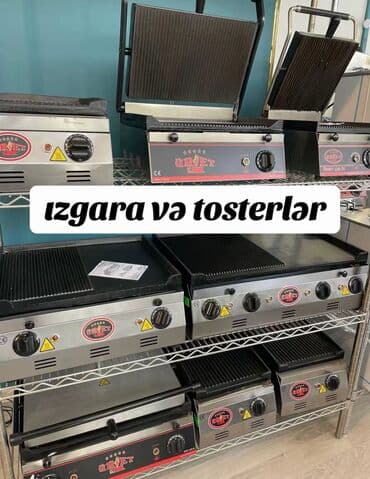İstehsal avadanlığı: Ürey markası tosterlər 12 dilim 280 AZN 16 dilim 300 AZN 20 dilim 380 — 3