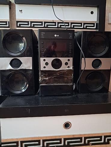ev telefonlar: LG mikrosistem musiqi mərkəzi – 2 kubikli akustik sistemlə 5 diski — 1
