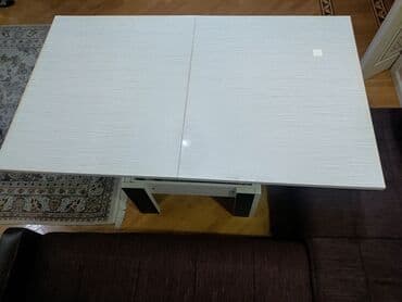 yigilib acilan stollar: Qonaq masası, İşlənmiş, Açılan, Laminat, Dördbucaq masa — 8