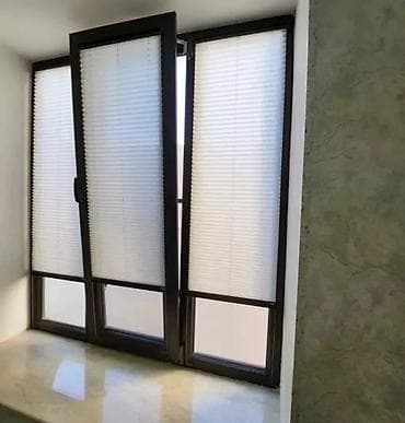 pərd: Plisse jalüzlər – pəncərə və balkon qapıları üçün kompakt — 5