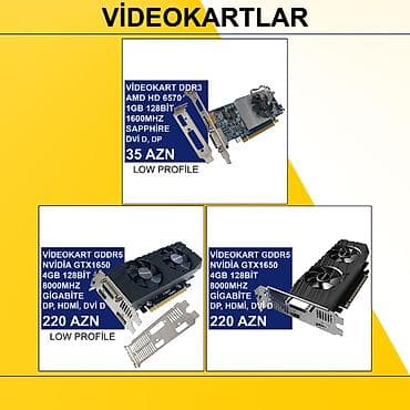 es: Videokartlar ⭐Videokart AMD HD 6570 1GB 128bit 1600Mhz Sapphire DVİ D — 1