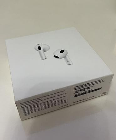 Наушники: Б/у Беспроводные (Bluetooth) Наушники, Apple, цвет - Белый — 5