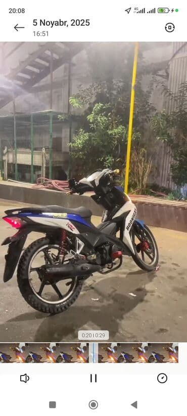 Motonəqliyyatın icarəsi: Motorcycle – sport üslublu skuter tipli Xüsusiyyətlər: - Korpusu — 2