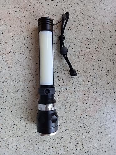 mini projektor: Çoxfunksiyalı fənər – LED işıq çubuğu + fokuslanabilən əl fənəri — 3