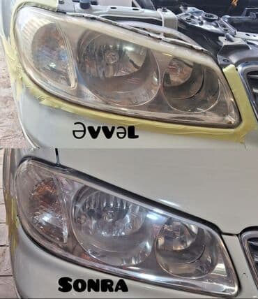 Yük daşımaları: Xidmət;hər növ faralarin buxarla təmizlənməsi.1 il zəmanət.cütü 30 — 10