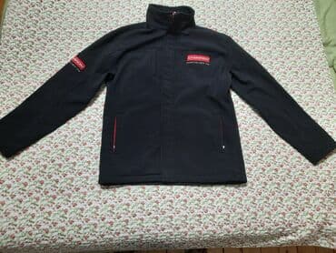 флисовые мужские куртки: Мужская куртка, Ветровка, Осенняя, 2XL — 3