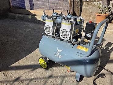 Mexaniki əl alətləri: Yağsız, səssiz hava kompressoru – 1280 W Xüsusiyyətlər: - Güc: 1280 W — 4