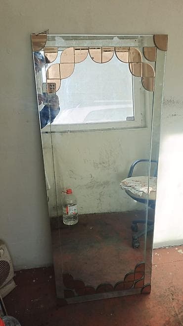 Güzgü Divar üçün, Düzbucaqlı, Dekorativ, Naxışlı