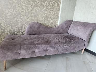 bərbər mebelləri: Qonaq otağı üçün şık çarpayı-divan (şezlonq) - Dizayn: Asimmetrik — 3