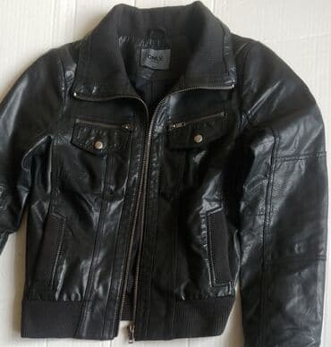 dəri jaket: Dəri kurtka, ONLY, XS — 5
