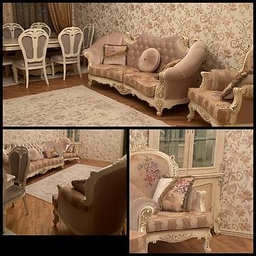 meftil satisi: MetisYalniz Divan və iki kreslo - Təzədən seçilmir ideal vəziyyətdə / — 1