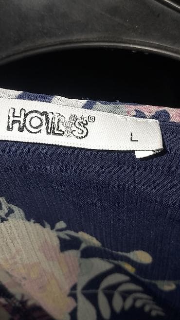 beauty floral: Holls qadın donu – ölçü L - Rəng: tünd göy əsas üzərində çəhrayı — 2