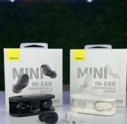 Minidisk və disk pleyerlər: Yeni Simsiz (Bluetooth) Qulaqcıqlar, Baseus, rəng - Qara — 2