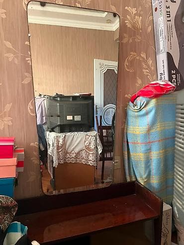 perla dolab: Yeni, 2 qapılı, Güzgülü, Qəhvəyi, Açılan, Düz dolab — 2