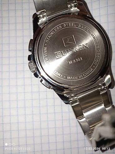 saat original: İşlənmiş, Qol saatı, Curren, rəng - Mavi — 2