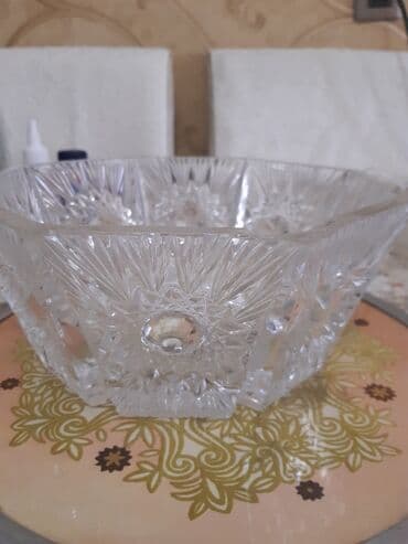 набор посуды: Vaza dəsti, Xrustal — 12