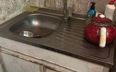 dam: Düzbucaqlı Mətbəx çanağı, Şkafsız, Paslanmaz polad — 1