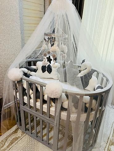 Oğlan və qız üçün, Yumru, Beşik, Dəst ilə, Matras ilə, Yellənmə mexanizmsiz