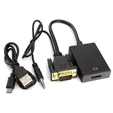 VGA → HDMI çevirici adapter dəsti - Kompüter/noutbukdaki VGA çıxışını
