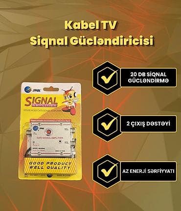 wifi amplifier: JMA Kabel TV (CATV) Siqnal Gücləndiriciləri – ev və obyektlərdə — 4