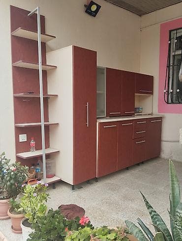 gencede mebel: Mətbəx mebeli dəsti - Material: laminat/MDFlam fasadlar, ağ karkas; — 3