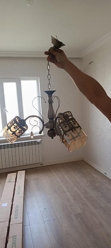 3 reqemi: Çılçıraq, 3 lampa, Metal — 1