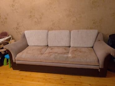 Lincoln: Диван, Б/у, Нераскладной, Без подьемного механизма, Ткань — 4