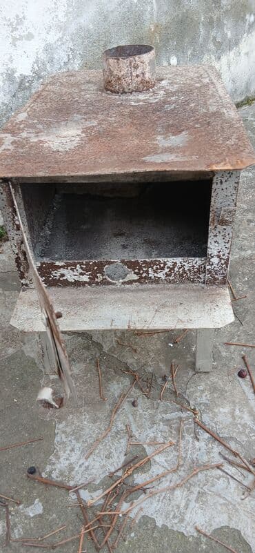 Lincoln: Metaldan hazırlanmış qaz sobası - Material: qalın metal korpus, üst — 2