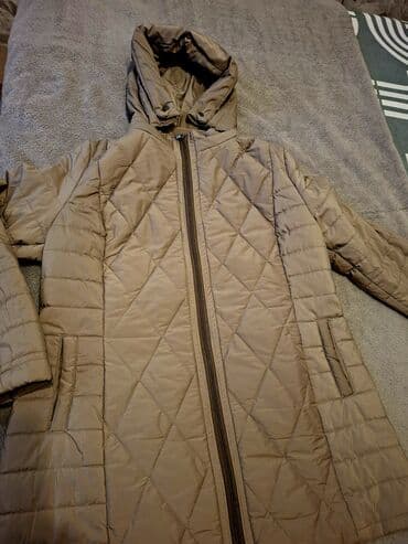 Üst geyimi: Qadın qış gödəkçəsi – bej rəng - Brend: Melin (etiketdə göstərilib) - — 1