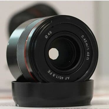 canon mark 3 qiymeti: Rokinon 45mm f1.8 (Sony e mount) Əlavə olaraq Lens station. Obyektivin — 2