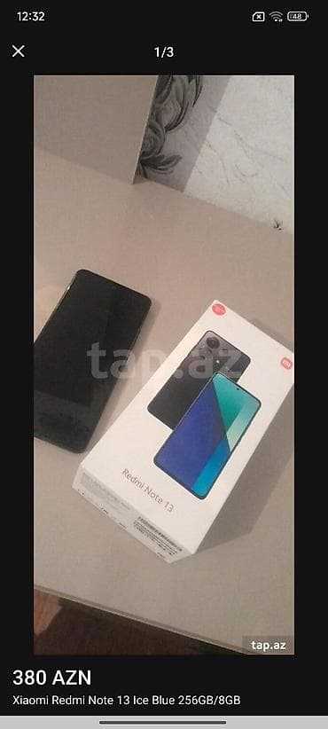 Redmi Note 13, 256 GB, rəng - Qara, Sənədlərlə