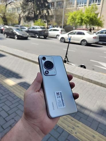Huawei 128 GB, rəng - Boz, Zəmanət, Sensor, Barmaq izi